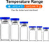 3ml Sealed Vials with Self Healing Injection Port and Plastic-Aluminum Flip Caps, Glass Empty Vials for Injection, 10