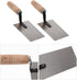 Yardwe Hand Tools 4pcs Concrete Trowel Set, Finishing Trowel, Putty Trowel, Margin Trowel for Construction