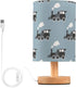 Vozoza Toy Steam Train LED Table Lamp with USB Port Night Light Bedroom