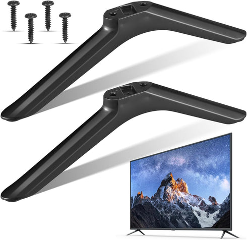 SHINEOFI Universal TV Stand Legs with Screws 32inch Tabletop TV Stand Mount Legs