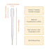 Disposable Transfer Pipettes Dropper 3ml Plastic Pasteur Pipette Calibrated Lab Pipettes, Low Density Polyethylene (LDPE), Pack of 200