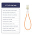 5pack OM2 2pcs/Bag LC Multimode Fiber Loopback Adapter with Pull Tab, for Fiber Optic Testing and Equipment Diagnostics
