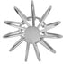 Tissting Gutter Balloon Guard Filter, Stainless Steel Gutter Guard Downpipe Outlet Leaf Guard for Roof, Balcony, Garden
