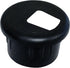 Electriduct Phone and Fax Plastic Grommet - 3/4" Black, 10 Pack