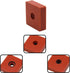 1/2" & 3/8" Impact Wrench Retainer Rings with O-Ring, Electric/Pneumatic Wrench, 6+6/Sets, Black