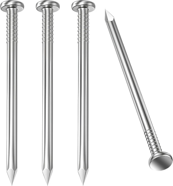 500PCS 1-1/4 In Hardware Nails, Galvanized Long Nails for Hanging Pictures and Woodworking, Suit for Drywall
