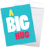 NobleWorks - 1 Large Blank Greeting Card (8.5 x 11 Inch), All Occasion Notecard with Envelope, Big Bold Letters