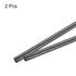 MECCANIXITY 2 Pack Carbon Fiber Rod, 10mm x 150mm, for RC Plane DIY Tool, Quadcopter Arm