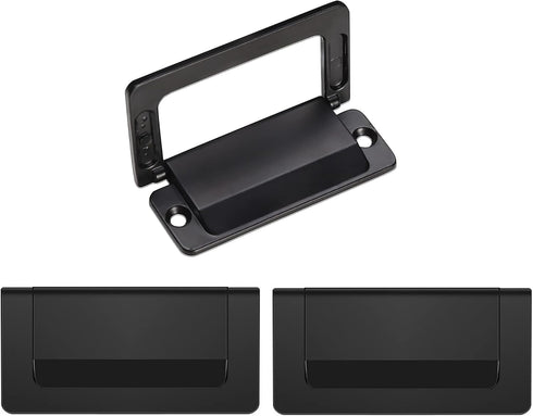 Common Metal Pulls: 3PCS Drawer Handle Pulls, Hidden Furniture Handle, Cabinet Door Pull Ring Handles with Screws