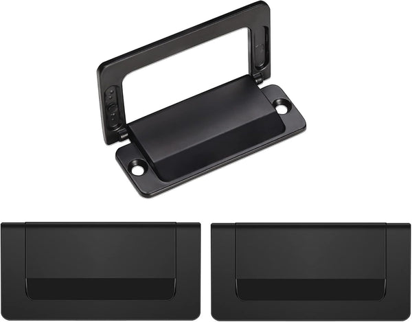 Common Metal Pulls: 3PCS Drawer Handle Pulls, Hidden Furniture Handle, Cabinet Door Pull Ring Handles with Screws
