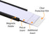 SmartSign Magnetic 'C' Channel Label Holders for Metal Racks and Shelves, Pack of 25 | 0.75" x 3"