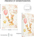 Sturin 1 3X5 Cute Giraffe Wall Plate Light Switch Cover Gang Single Toggle Toggle Switch Art Plates