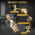 Olive Puller Not Damage The Pipe, Corrosion-Resistant Compression Ring Removal Tool for Brass Pipes NPT 1/2" & NPT 3/4"
