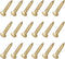 Small Nails (1.2x8mm) 50pcs, Tiny Brass Hardware Nails for Household Woodworking, Brass Tone