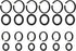 1/2" & 3/8" Impact Wrench Retainer Rings with O-ring for Electric/Pneumatic Wrench, Tool Parts & Accessories (6+6/Sets)