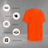 Work Shirts for Men, High Visibility Construction Safety T-Shirts, Short Sleeve Durable UC-Orange XL