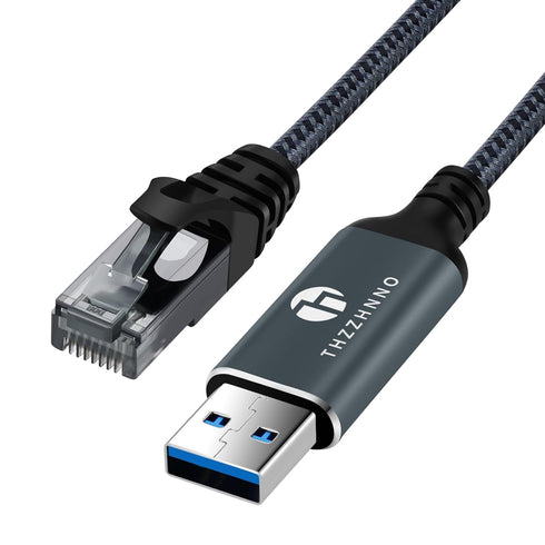 USB to Ethernet Cable 3.3FT, USB 3.0 A to RJ45 Male Cable