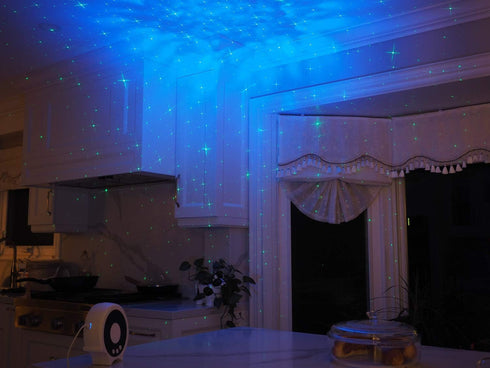 Starry Star Projector, Galaxy Night Light, Star Light Projector for Bedroom Decoration, Party Ambiance Enhance