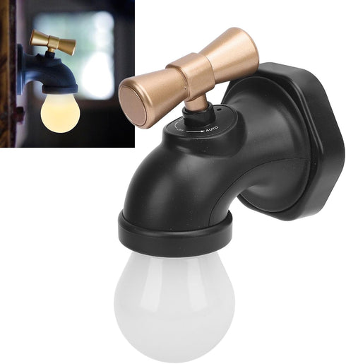 Decumeby Innovative Faucet Night Light USB Charging Sensor Light, Soft Illumination for Cabinets Bedside, ABS Material
