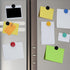 Magnetic Board Frameless Stainless Iron Strips, Magnetic Strips with Adhesive Backing, Memo Board with 10 Pcs Black