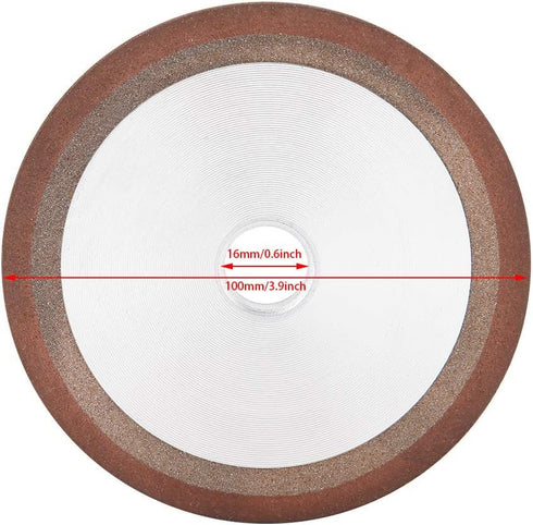 Diamond Grinding Cup Wheel, 100mm Diamond Resin, 180 Grit Cutter Tool for Carbide Metal