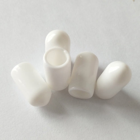 YEJI 50 Pcs White Screw Thread Protectors, 1/4" (External Diameter)