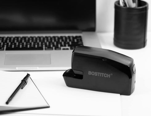 Bostitch Office Portable Electric Stapler, 20 Sheets, AC or Battery Powered, Black (MDS20-BLK)