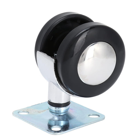 Plate Caster, 360 Rotation Swivel Caster Wheels for Furniture, Sofa, Cabinet, Ottoman,