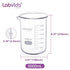 Glass Beaker, 3000ml Volume, 3.3 Borosilicate Griffin Low Form with Printed Graduation