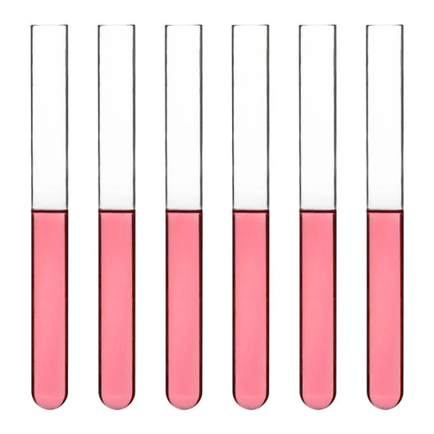 XCD Glass Test Tubes (20 Pack), Borosilicate Glass Round Bottom Test Tubes for Laboratory Use