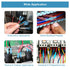 Zitehya 100Pcs 22-10 Nylon Insulated Spade Connector Kit, AWG Male & Female Quick Disconnect Electrical Crimp