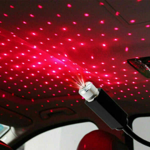 Mini LED Star Projector Night Light, Adjustable USB Night Light for Bedroom, Car, Party Decoration