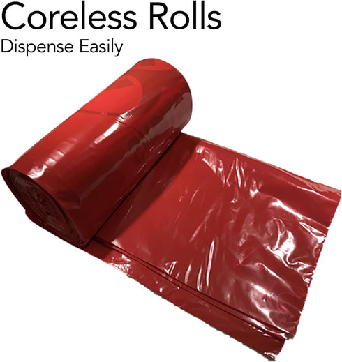 33 29" 43" 1.1 0.0011 Inch, 20 RESILIA Biohazard Bags - Hazardous Waste Disposal, Meets DOT ASTM Standards for Hospital