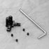 8Sets 3-Way End Corner Bracket Solid Connectors for 2020 Series 6mm Slot Aluminum Profile Accessories