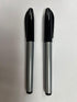 Freezer Black Permanent Markers Fast Drying, Waterproof Marker for Labeling, Chisel Tip Marker, Lab Marker, Food Labeling Permanent Fridge Pen with Fine Point and Fast Drying Black Ink|Set Of 2 by Cadie