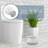 Cabilock Reusable Chamber Pot Potty Urine Plastic Bedroom Urinal Pee Pot Bucket Portable Toilet Spittoon with Lid