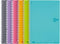 KOKUYO D Shaped Soft Ring Notebook, 6mm Ruled with Dot-Lines, 80 Sheets, A5, 6 Colors Set, Japan Import
