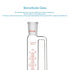 stonylab Pressure Equalizing Graduated Addition Funnel, Borosilicate Glass Dropping Funnel 50 ml with PTFE Stopcock