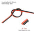 MECCANIXITY 26 Gauge 2 Conductor Parallel Silicone Wire, 26AWG Stranded Tinned Copper Wire Spool 10m