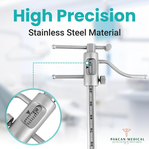 Premium Dental Orthodontic Gauge - Venus Apollo Adjustable Locator for Measuring Vertical Dimension of Occlusion