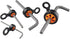 Hand Tool Attachment Slips, Easy Slide On Design, Connects to Tool Lanyards, Variety Pack, 4-Pack