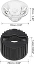 uxcell 10 pcs 20mm LED Lens 15 Degree with Black Holder for 1W 3W High Power LED Light