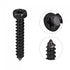 uxcell Hex Lag Screws 1/4" x 1-1/2" Carbon Steel Phillips Head Self-Tapping Bolts for Deck Building, 25pcs