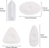 Outus Cube Erasers with Grip, Different Shape Vinyl White Eraser for Art Drawing, Writing, Sketching (8)