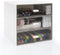 Desk Organizer with Drawer, Plastic Storage Box for Office Stationery Supplies, Desktop Organizer for School Home (3