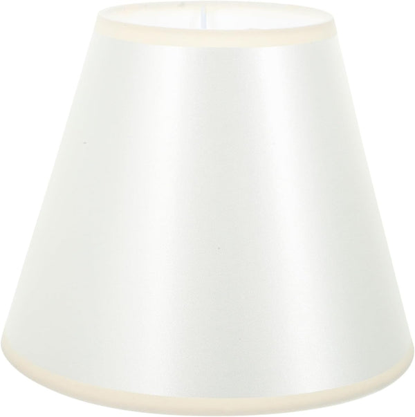 FRCOLOR Fabric Lampshade Cloth Lamp Cover E27/E14 Light Socket Clip On Bulb