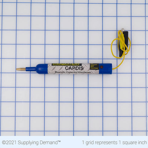CAPDIS Capacitor Discharge Pen Tool by Supplying Demand, 14 Inch Lead with LED Indicator, 440 VAC Max