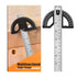 Protractor Angle Finder Carpenter Square, Adjustable Aluminum Protractor Square for Woodworking Hobbyists