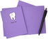 Embellish by Jackie Pack 10 Tooth Thank You Cards of Purple with smile Handmade Greeting