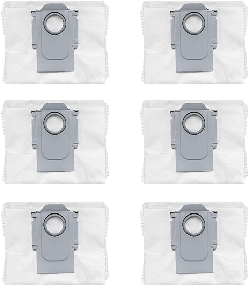 Replacement Dust Bag for Roborock S8/S8+/S8 Pro Ultra Robot Vacuum Cleaner, Large Capacity Disposable Bag, 6 Pack